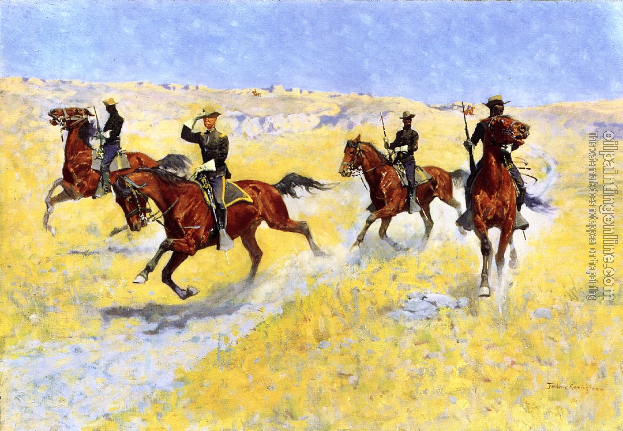 Frederic Remington - The Advance